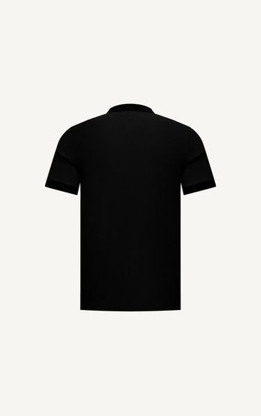  AG02 SIGNATURE SLIMFIT POLO - BLACK 