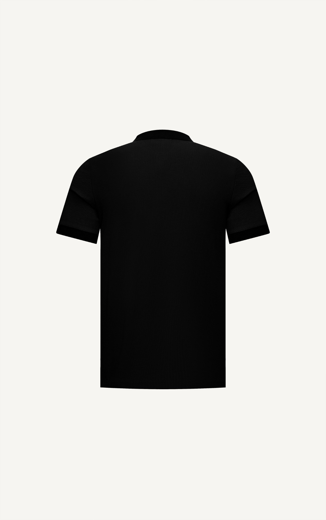 AG02 STUDIO SLIMFIT POLO - BLACK