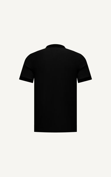  AG02 STUDIO SLIMFIT POLO - BLACK 