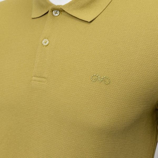  AG02 SIGNATURE SLIMFIT POLO - DARK YELLOW 