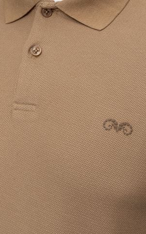 AG02 SIGNATURE SLIMFIT POLO - LIGHT BROWN