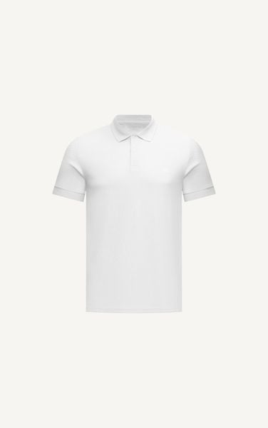  AG02 SIGNATURE SLIMFIT POLO - WHITE