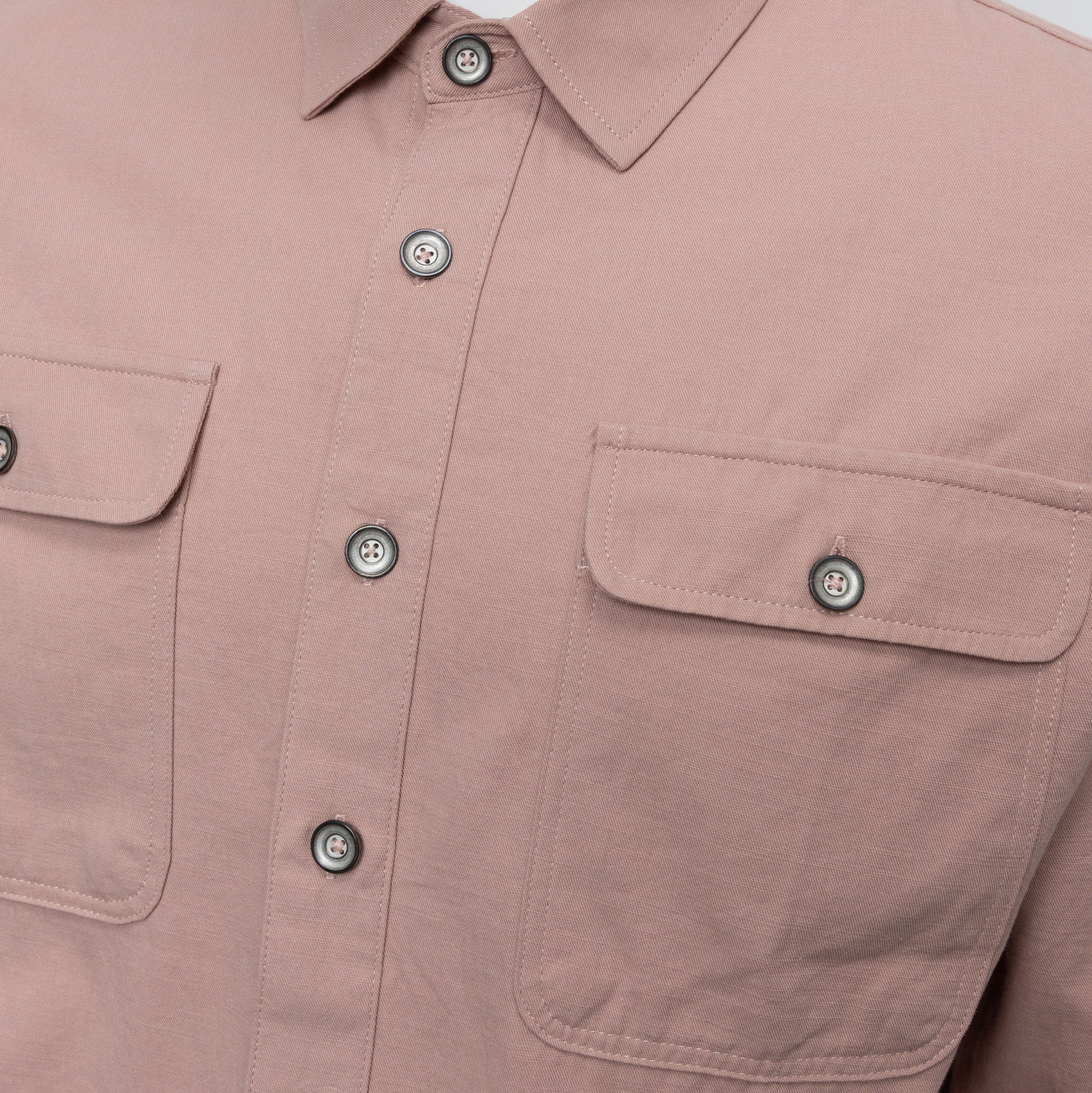 AG30 STUDIO REGULAR FIT POCKET SHIRT - PINK