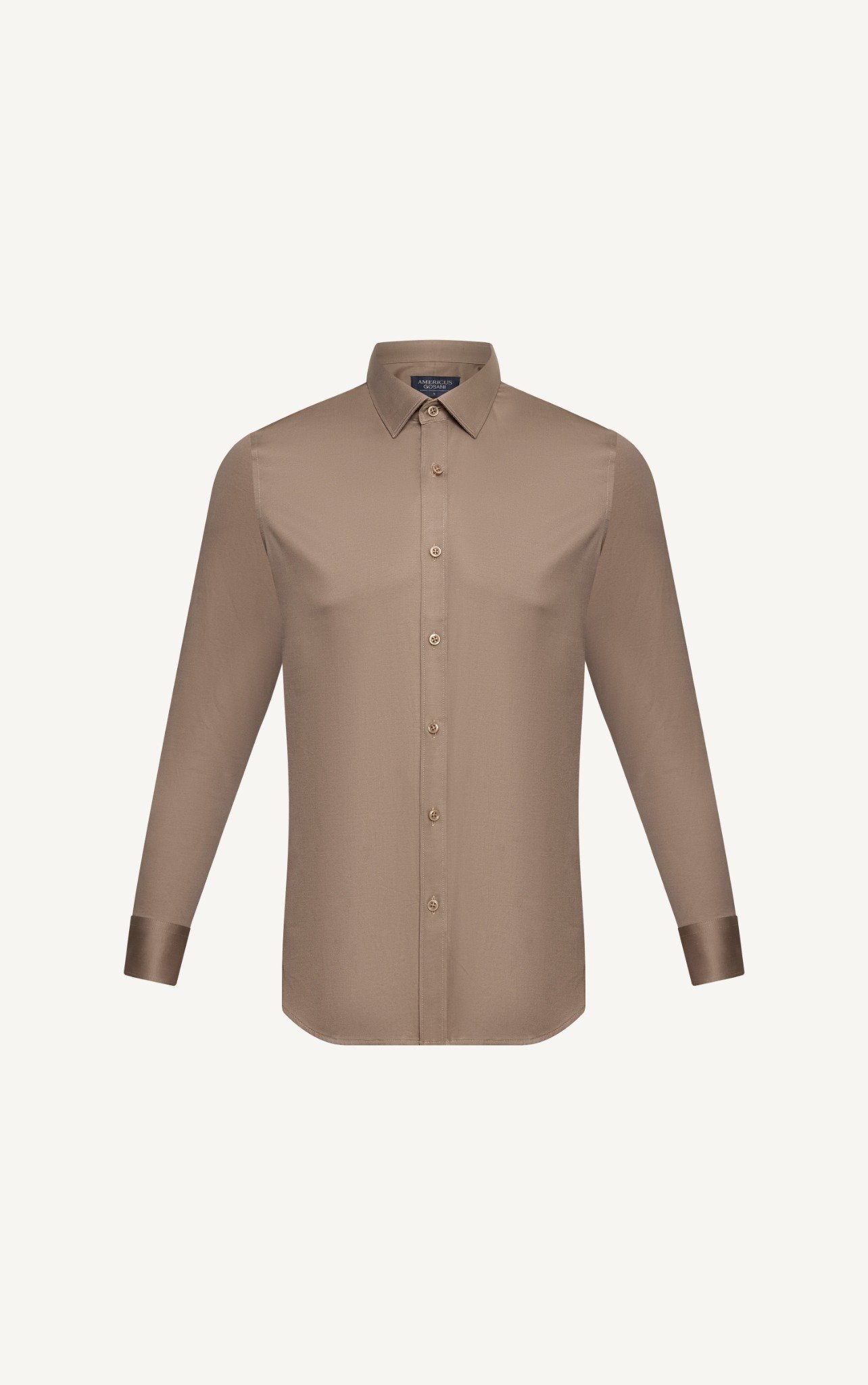 AG837 PREMIUM SLIMFIT SMART SHIRT - BROWN