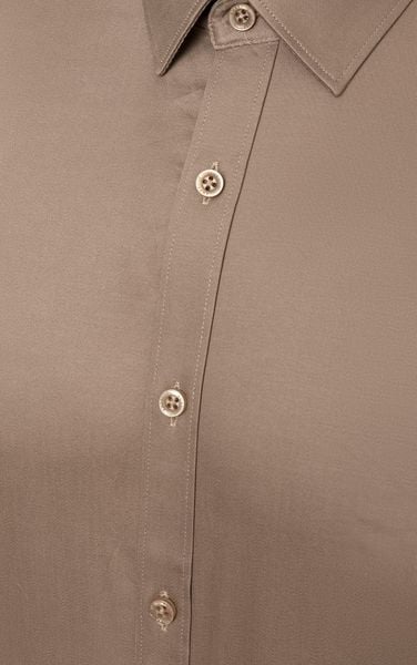  AG837 PREMIUM SLIMFIT SMART SHIRT - BROWN 