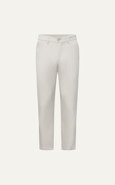  AG509 PREMIUM SLIMFIT ELASTIC WAIST TROUSERS - OFF WHITE