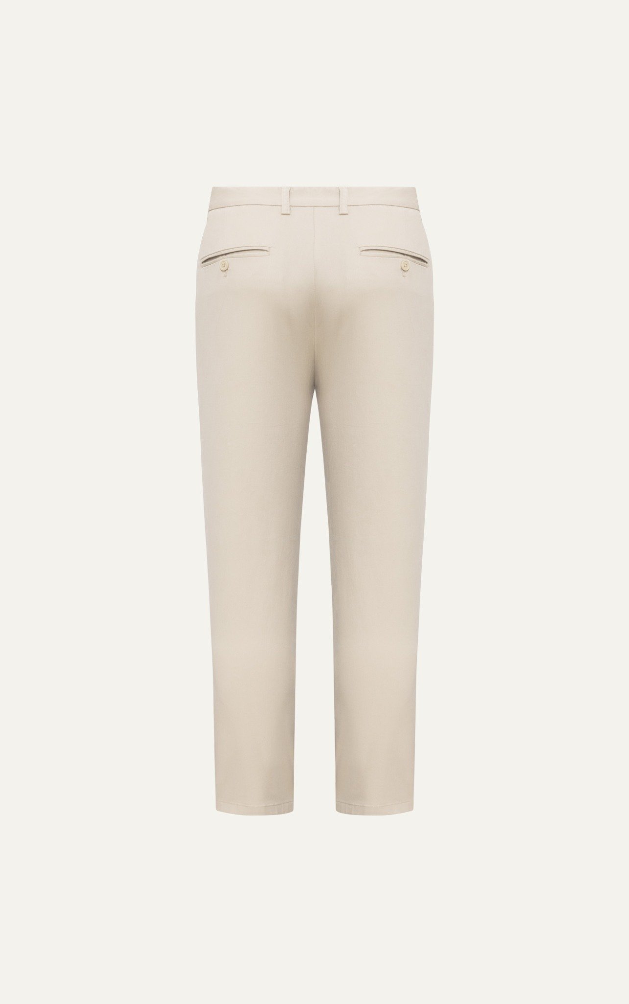 AG509 PREMIUM SLIMFIT ELASTIC WAIST TROUSERS - BEIGE