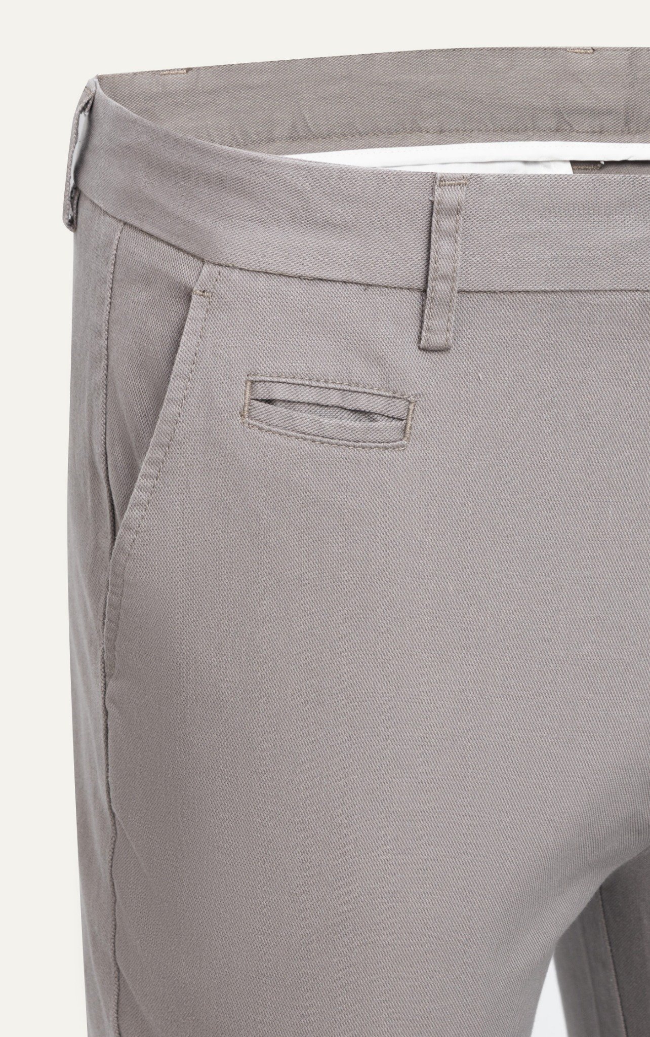 F1 FACTORY SLIMFIT KHAKI TROUSERS - DARK GREY