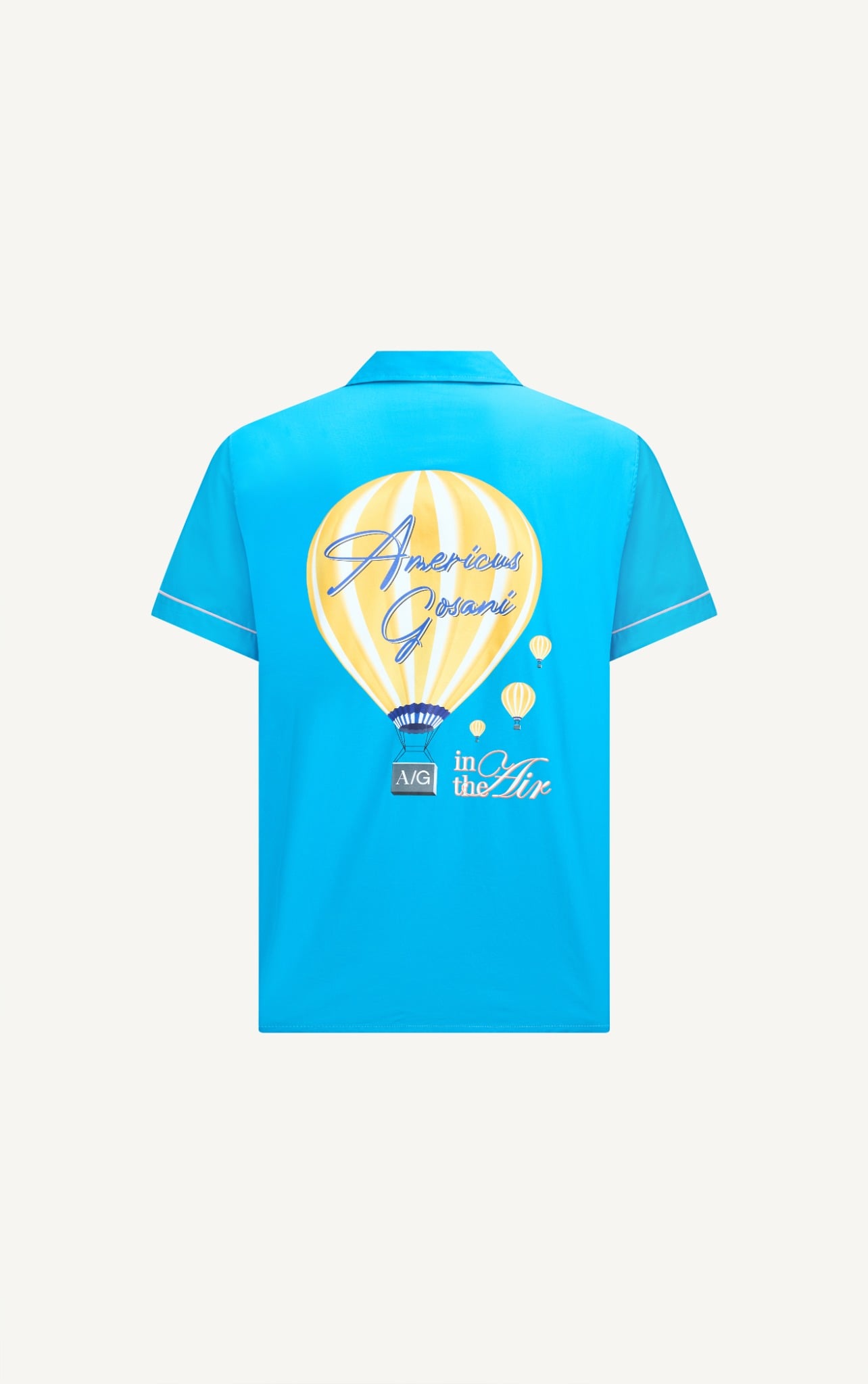 AG541 PREMIUM BOXY LOOSE FIT SHORT SLEEVE SHIRT - LIGHT BLUE