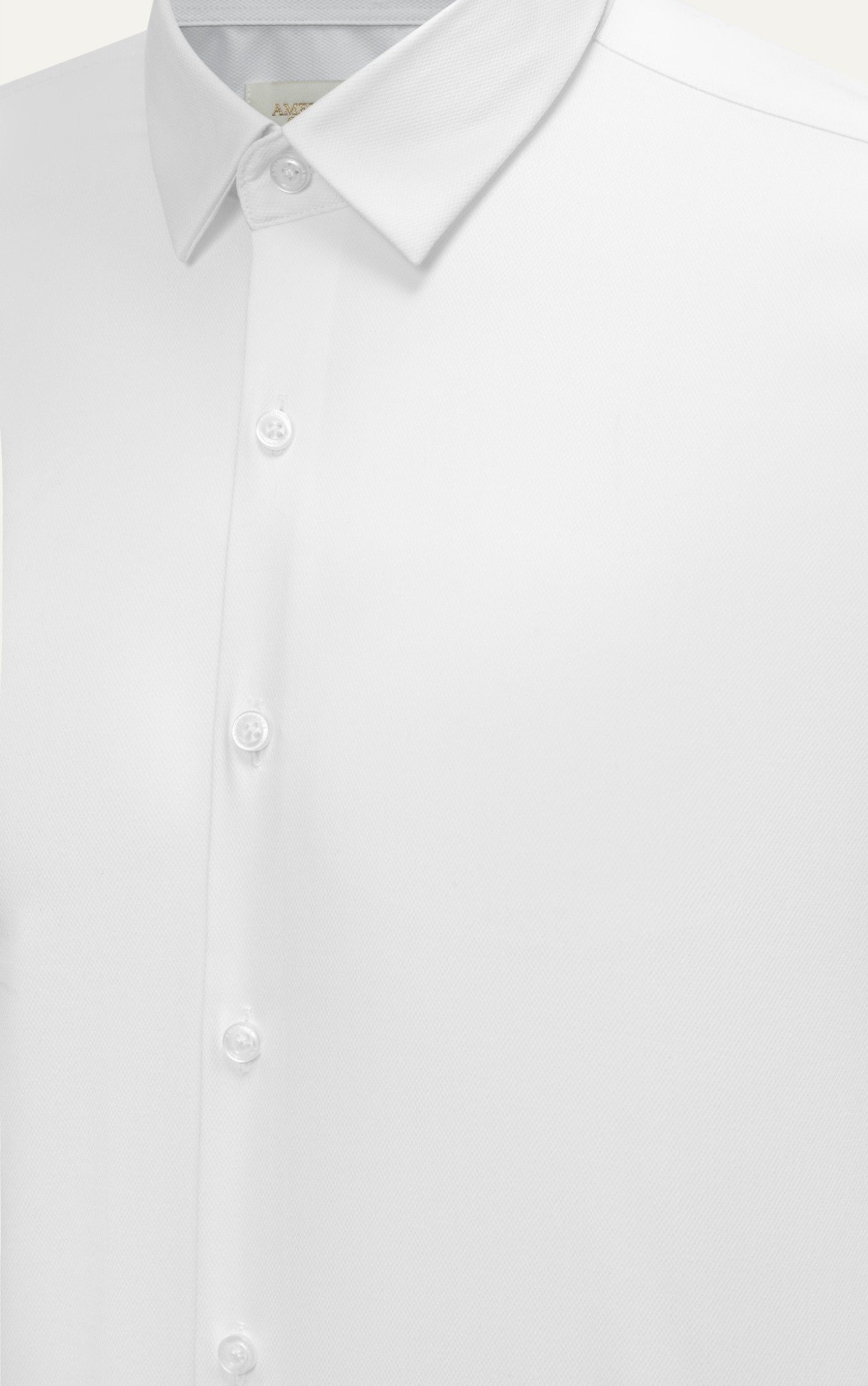 AG007 PREMIUM SLIMFIT TEXTURE SHIRT - WHITE