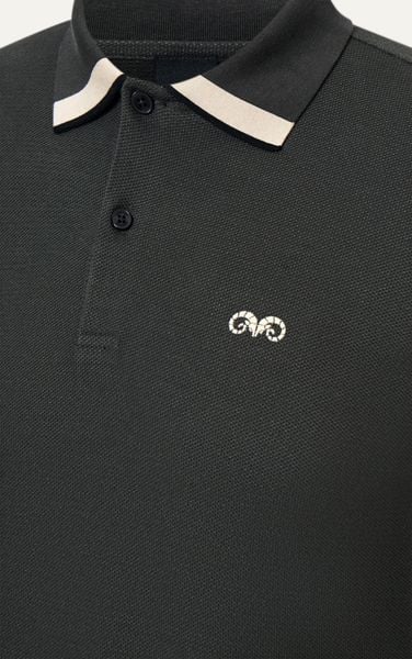  AG96 PREMIUM SLIMFIT POLO - DARK GREY 