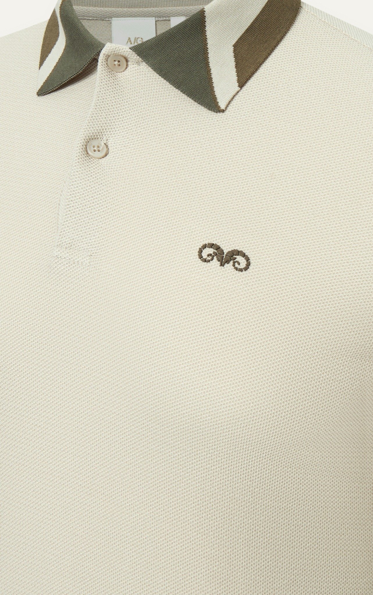 AG95 PREMIUM SLIMFIT POLO - BEIGE