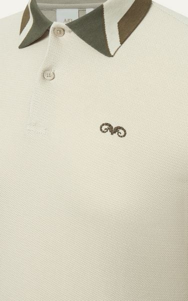  AG95 PREMIUM SLIMFIT POLO - BEIGE 