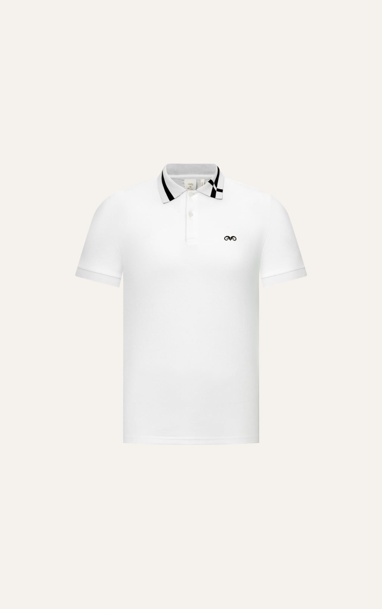 AG97 PREMIUM SLIMFIT POLO - WHITE 