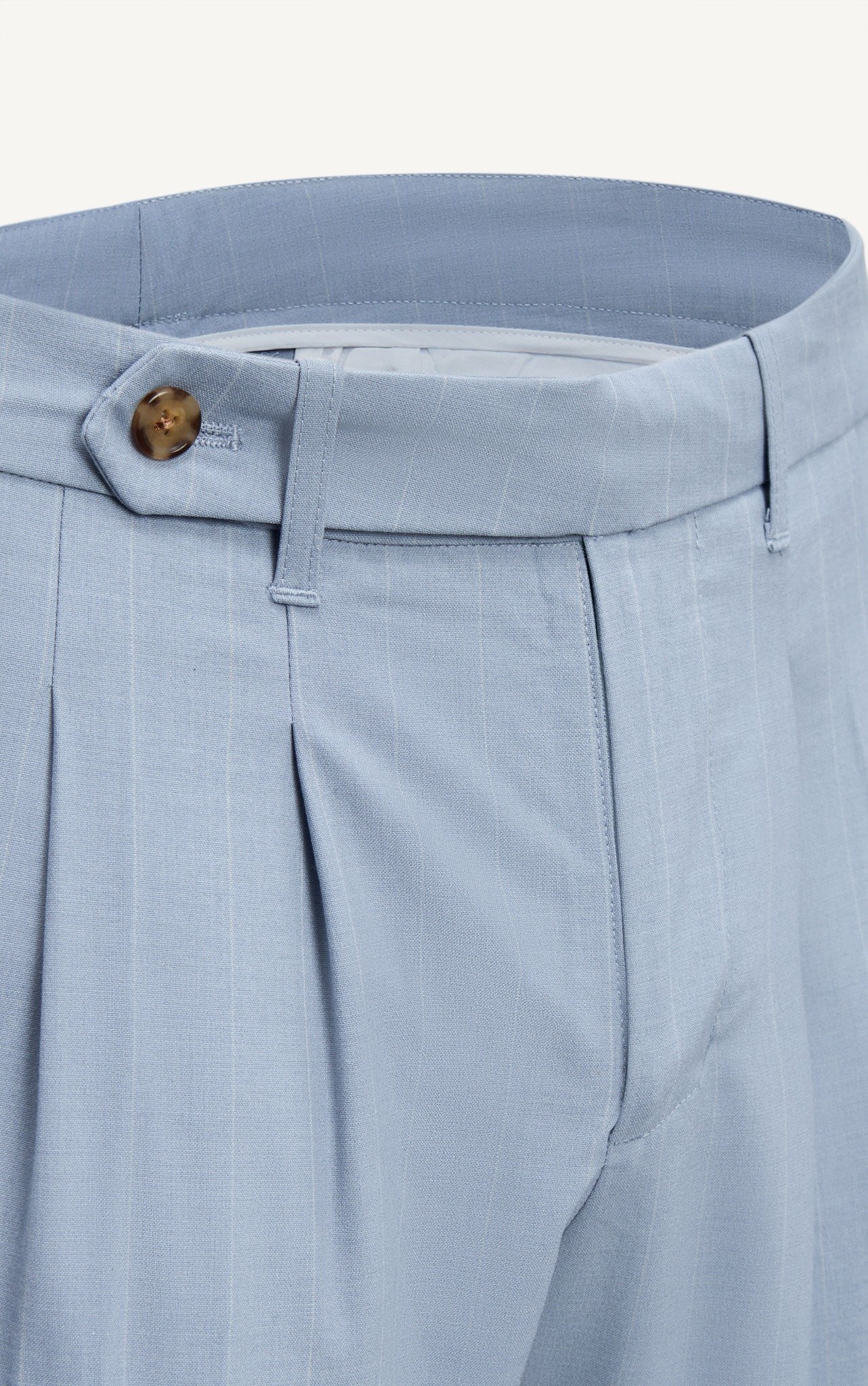 AG003 PREMIUM SLIMFIT STRIPED DETAILS TROUSER - LIGHT BLUE