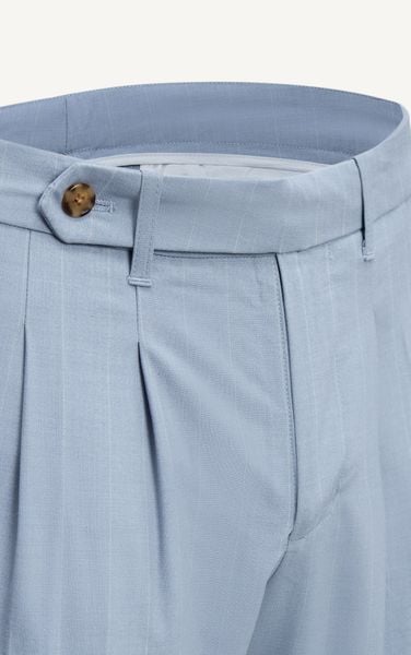  AG003 PREMIUM SLIMFIT STRIPED DETAILS TROUSER - LIGHT BLUE 