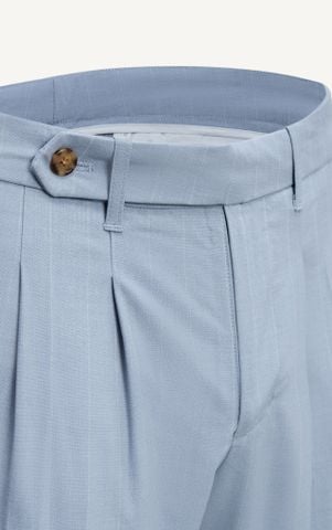 AG003 PREMIUM SLIMFIT STRIPED DETAILS TROUSER - LIGHT BLUE