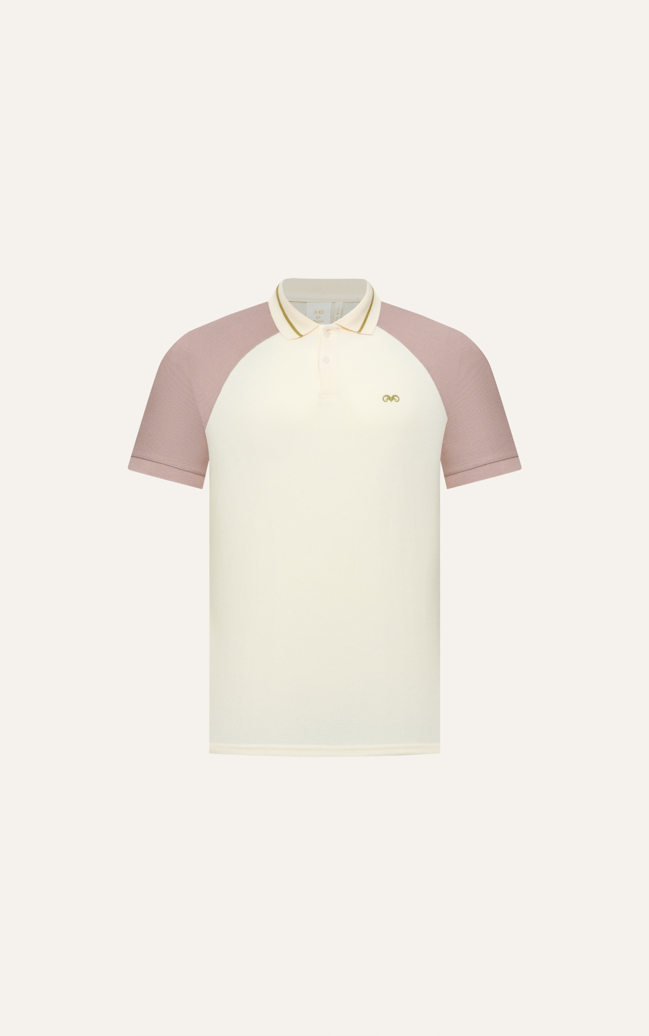 AG892 REGULAR FIT MIXED COLOR POLO - OFF WHITE