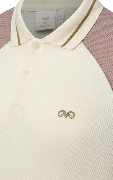  AG892 REGULAR FIT MIXED COLOR POLO - OFF WHITE 