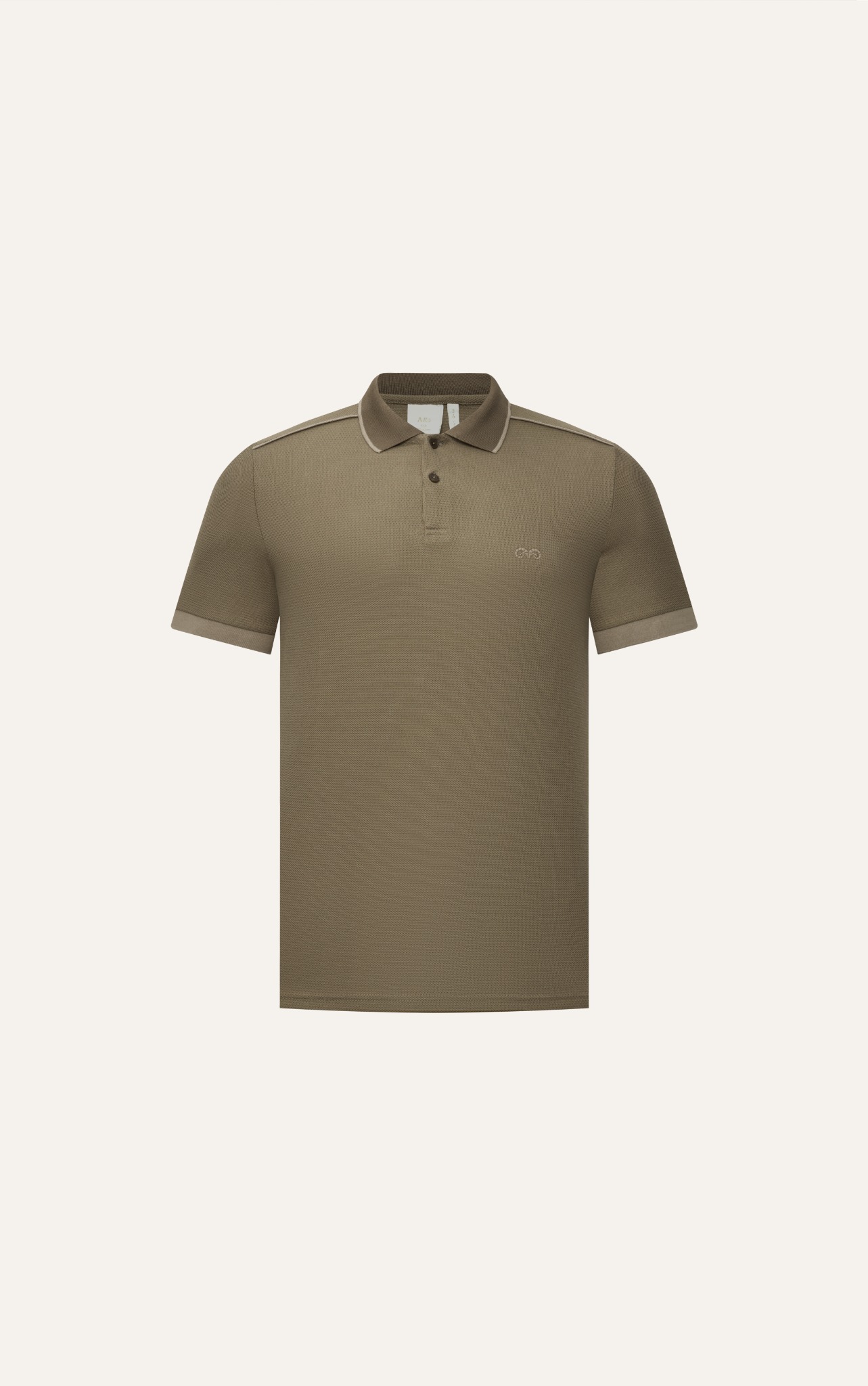 AG90 PREMIUM SLIMFIT POLO - BROWN