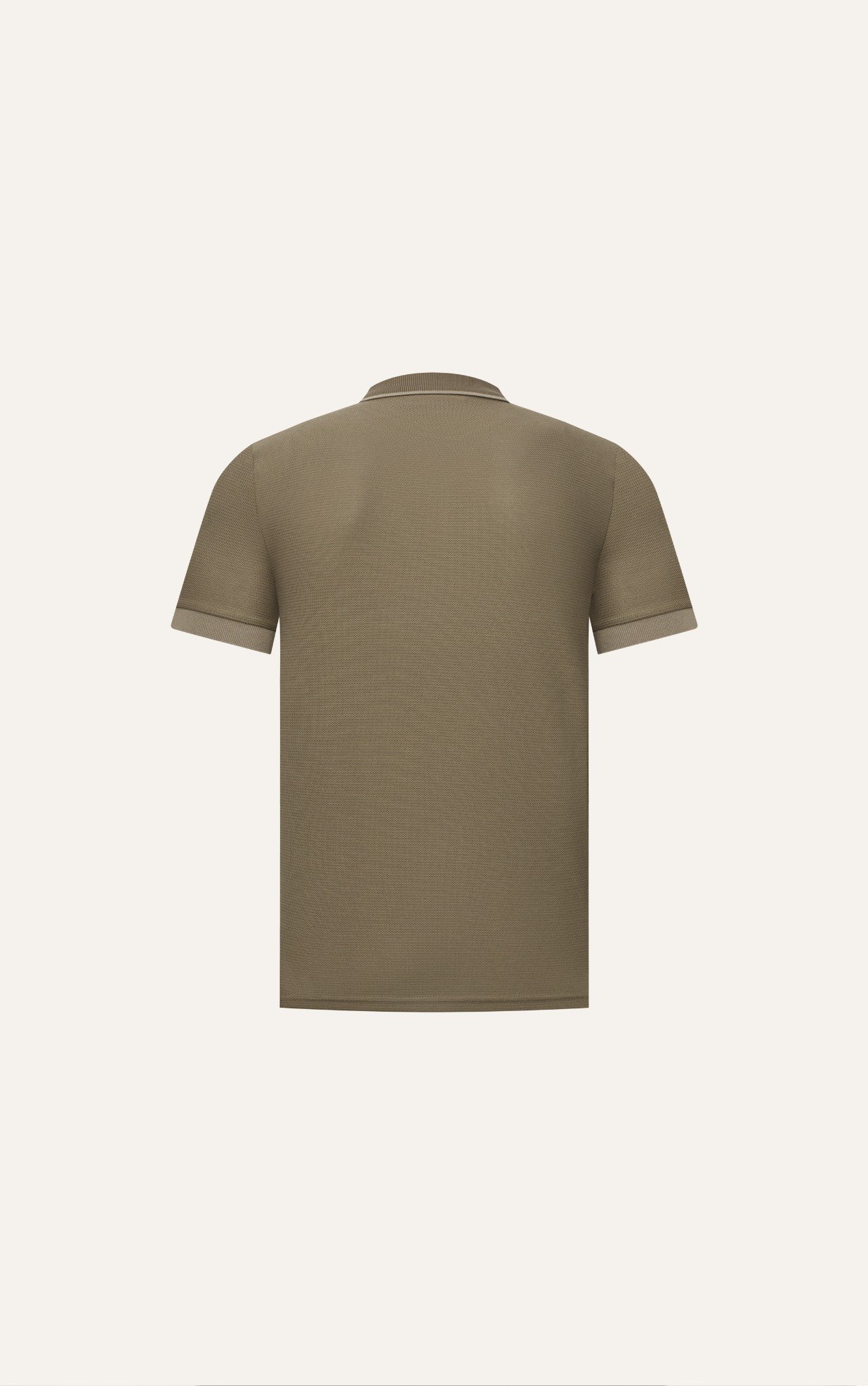 AG90 PREMIUM SLIMFIT POLO - BROWN