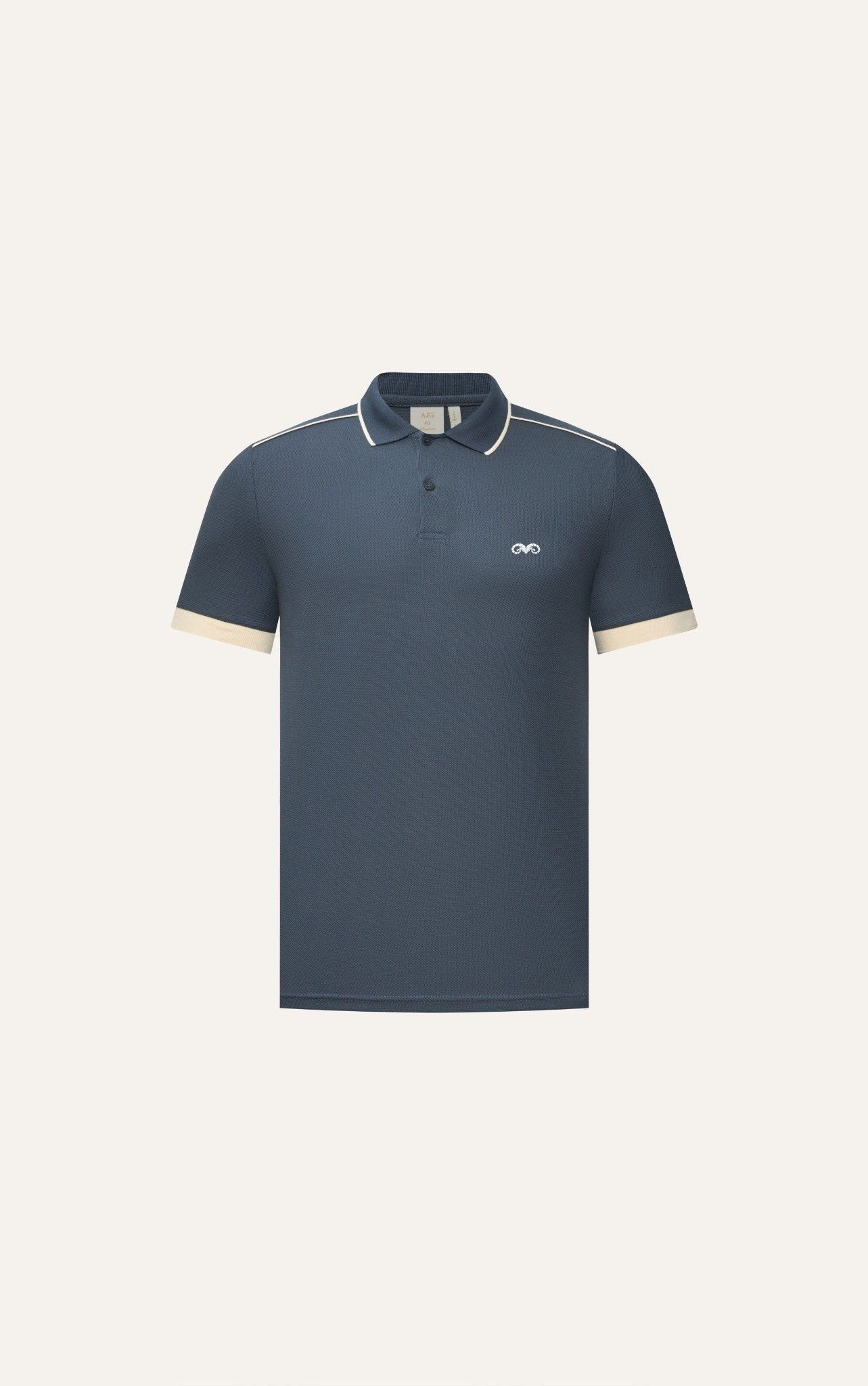  AG90 PREMIUM SLIMFIT POLO - DARK BLUE 