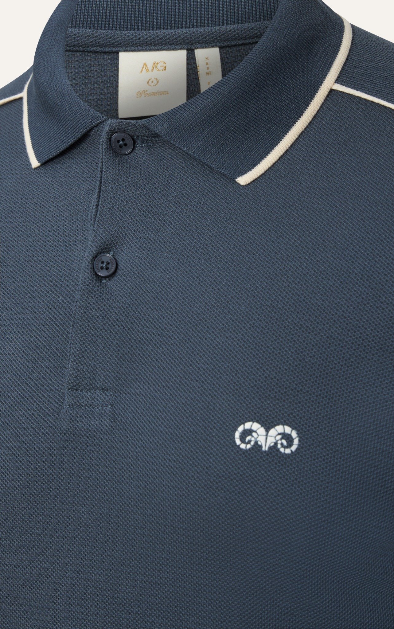AG90 PREMIUM SLIMFIT POLO - DARK BLUE