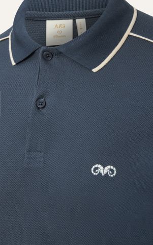AG90 PREMIUM SLIMFIT POLO - DARK BLUE