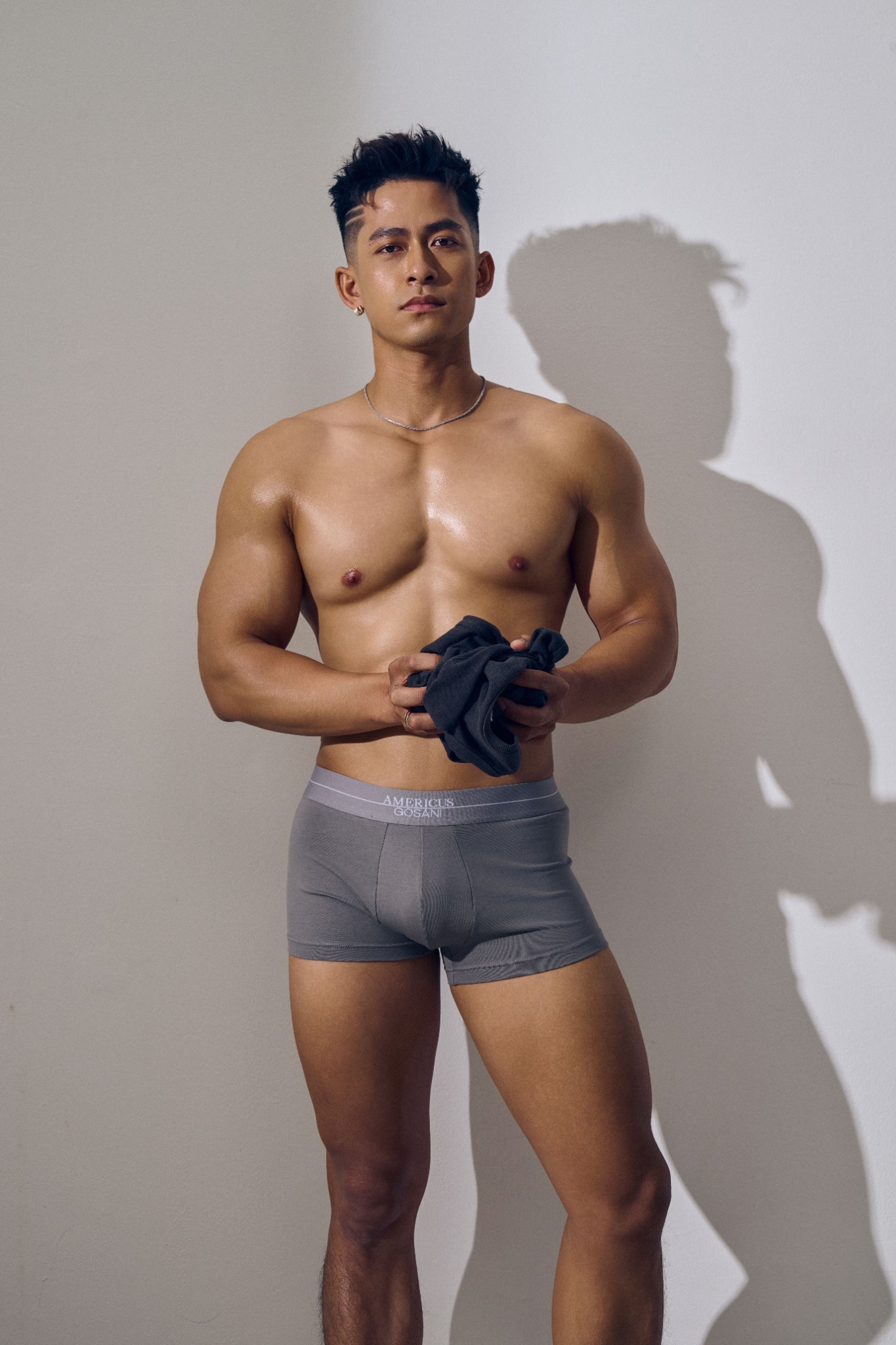 HI02 FACTORY SLIMFIT TRUNK UNDERWEAR - GREY