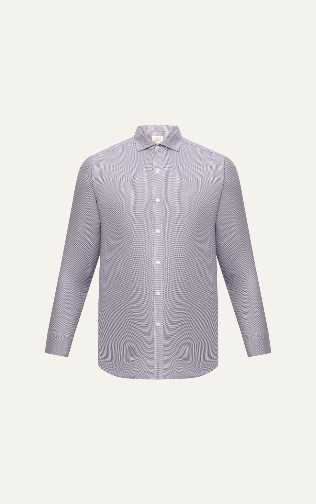 AG6P1 PREMIUM SLIMFIT TEXTURE SHIRT - LIGHT GREY