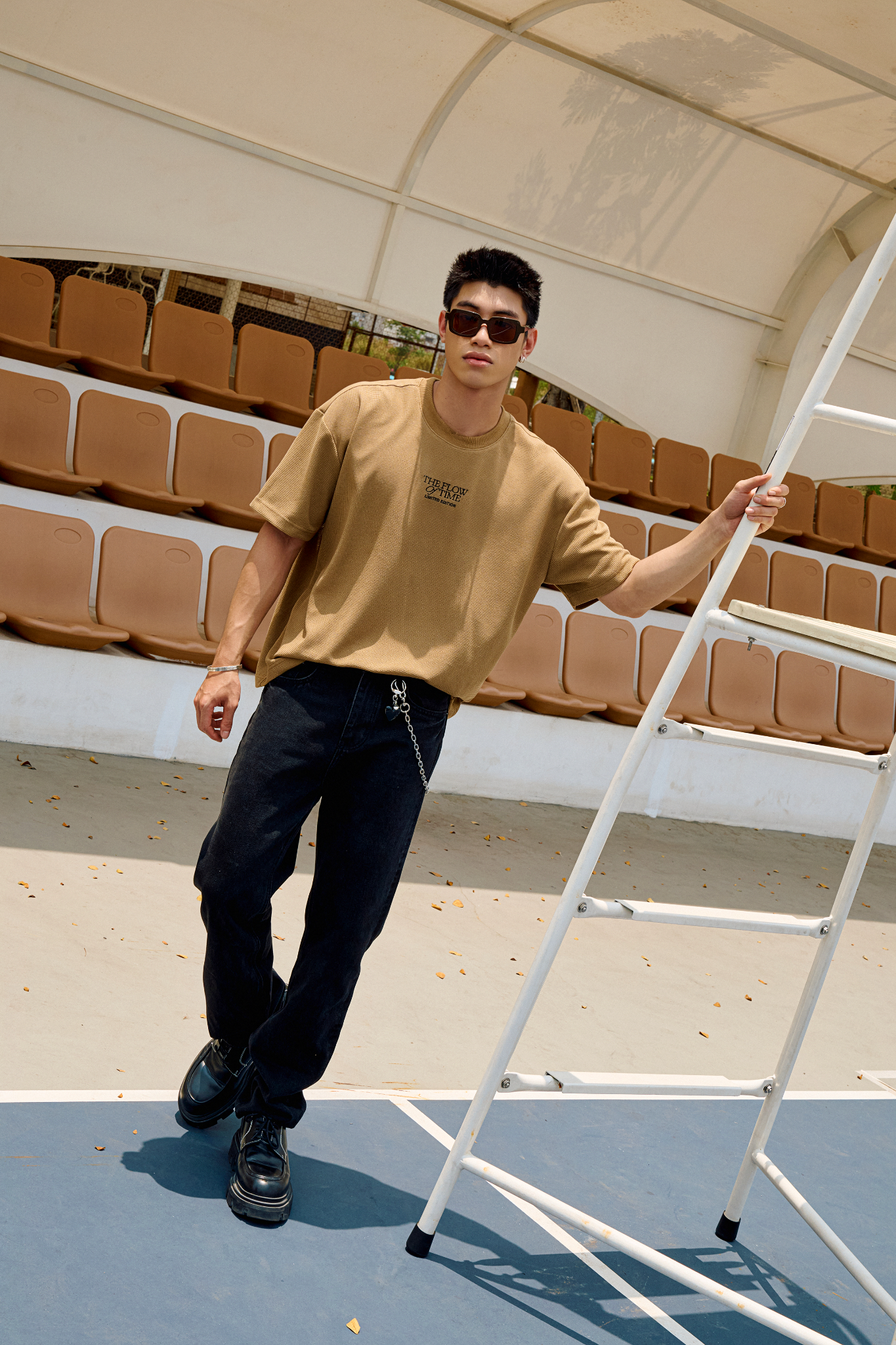 AG68 PREMIUM LOOSE FIT RELAX JEANS - BLACK