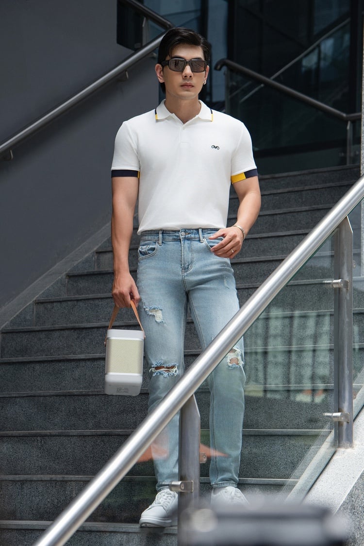 AG52 PREMIUM SLIMFIT MODERN WASH JEANS - LIGHT BLUE