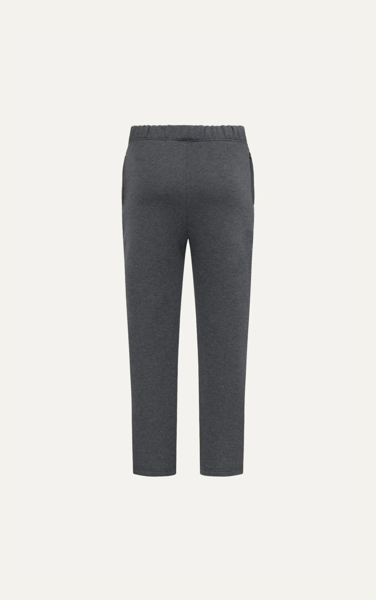 AG08 STUDIO LOOSE FIT BASIC LONG PANTS - LIGHT GREY