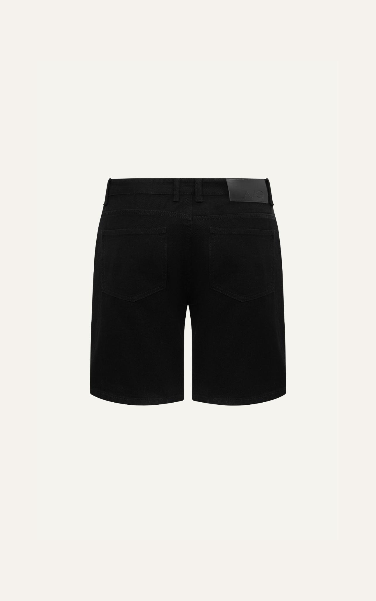 AG635 SIGNATURE SLIMFIT ESSENTIAL SHORT JEANS - BLACK