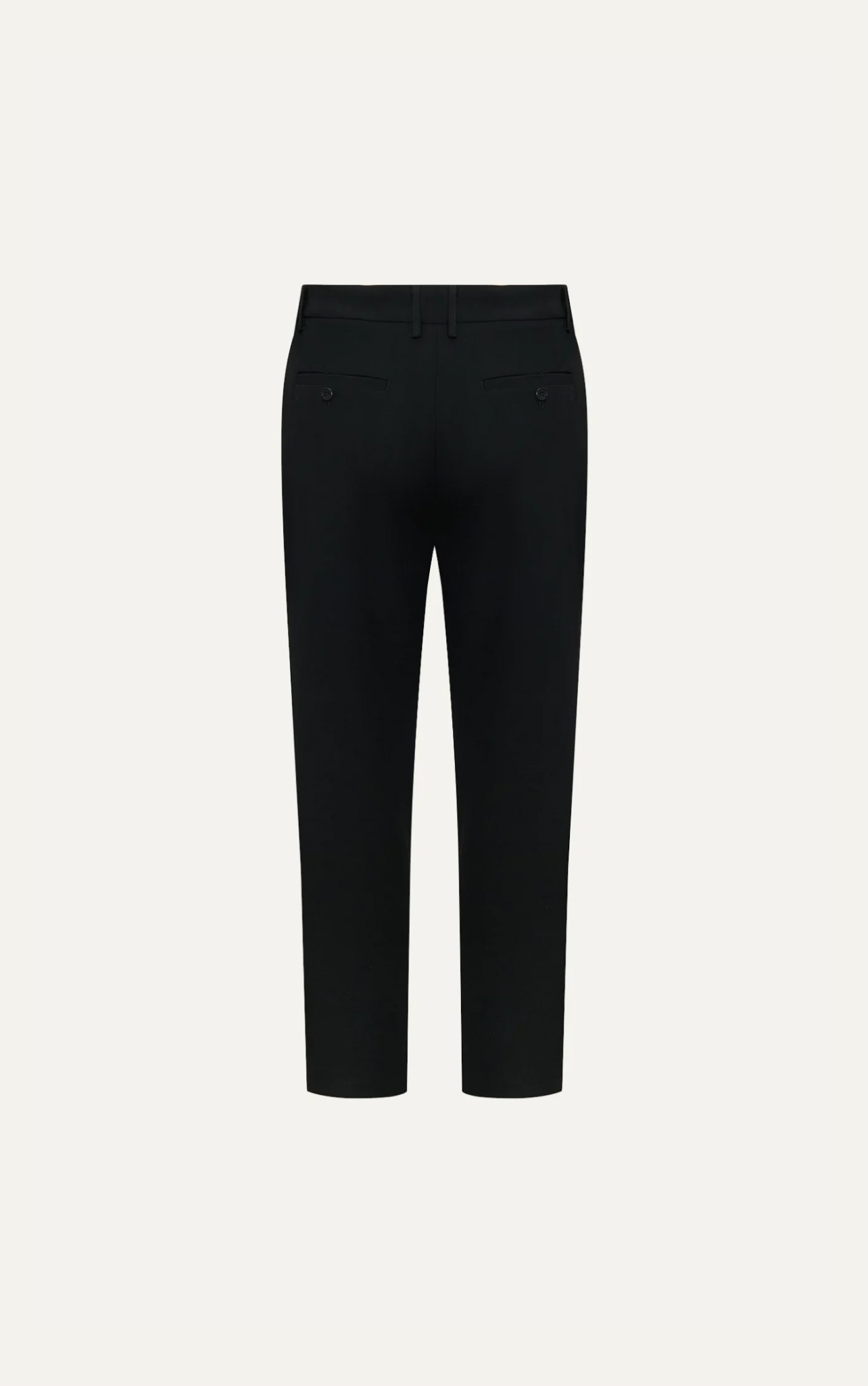 AG251 PREMIUM SLIMFIT ELASTIC WAIST TROUSERS - BLACK