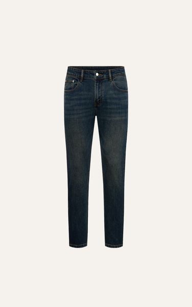  AG62 PREMIUM SLIMFIT JEANS WITH LABEL - DARK BLUE