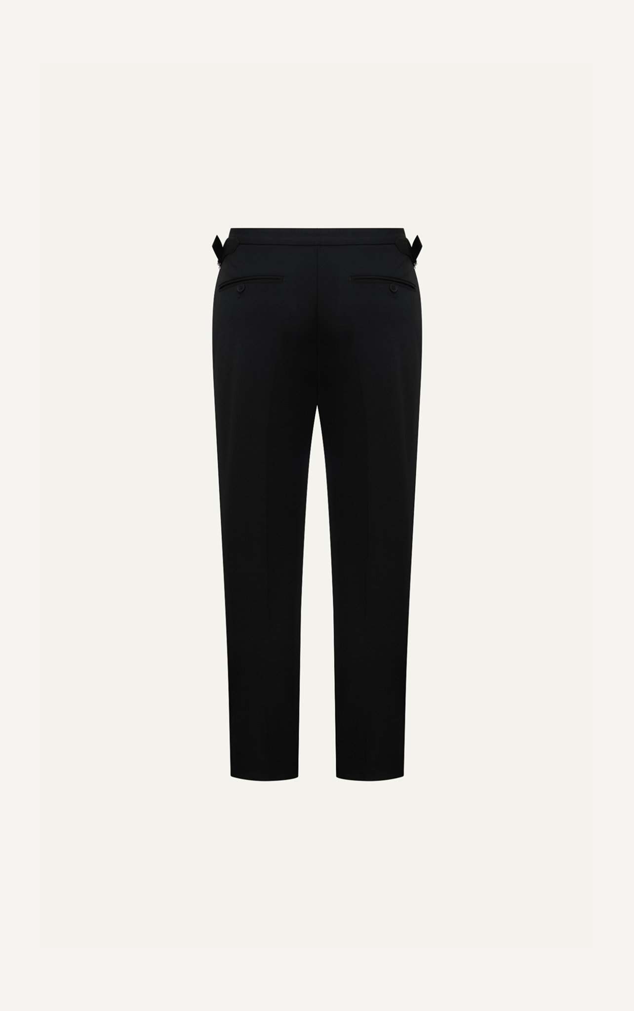 AG351 PREMIUM SLIMFIT SIDETAB TROUSERS - BLACK