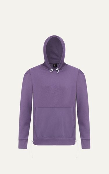  AG03 STUDIO LOOSE FIT BASIC HOODIE - PURPLE