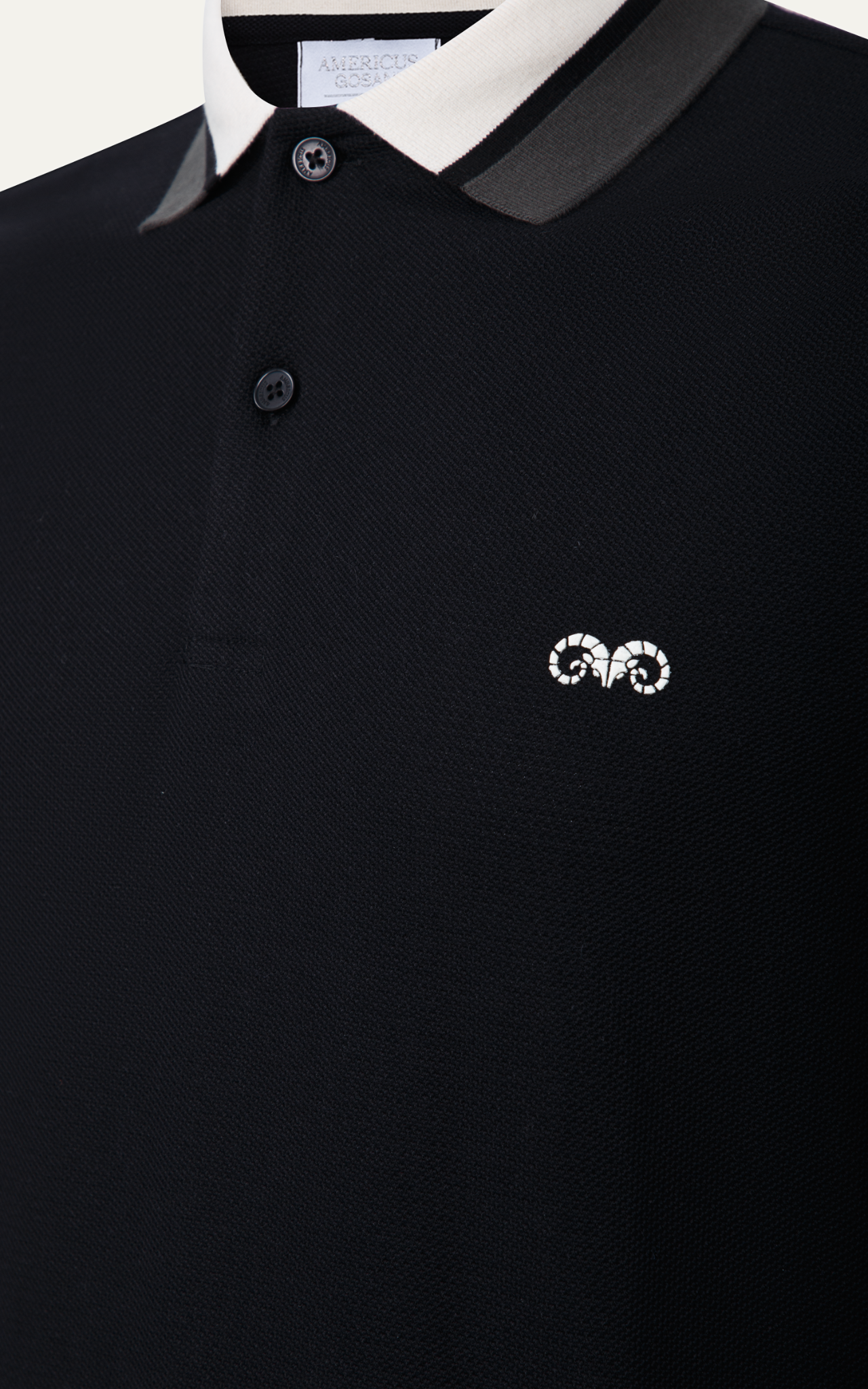 AG79 PREMIUM SLIMFIT POLO - BLACK
