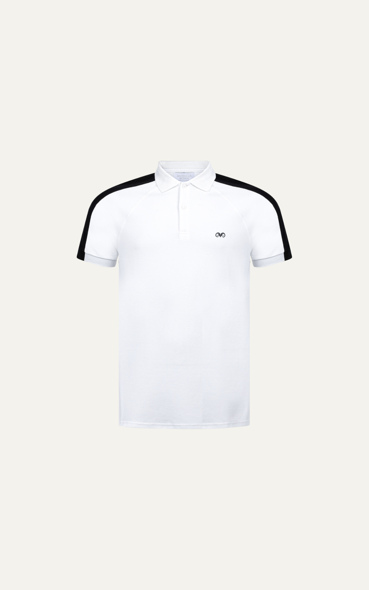 AG76 PREMIUM SLIMFIT POLO - WHITE