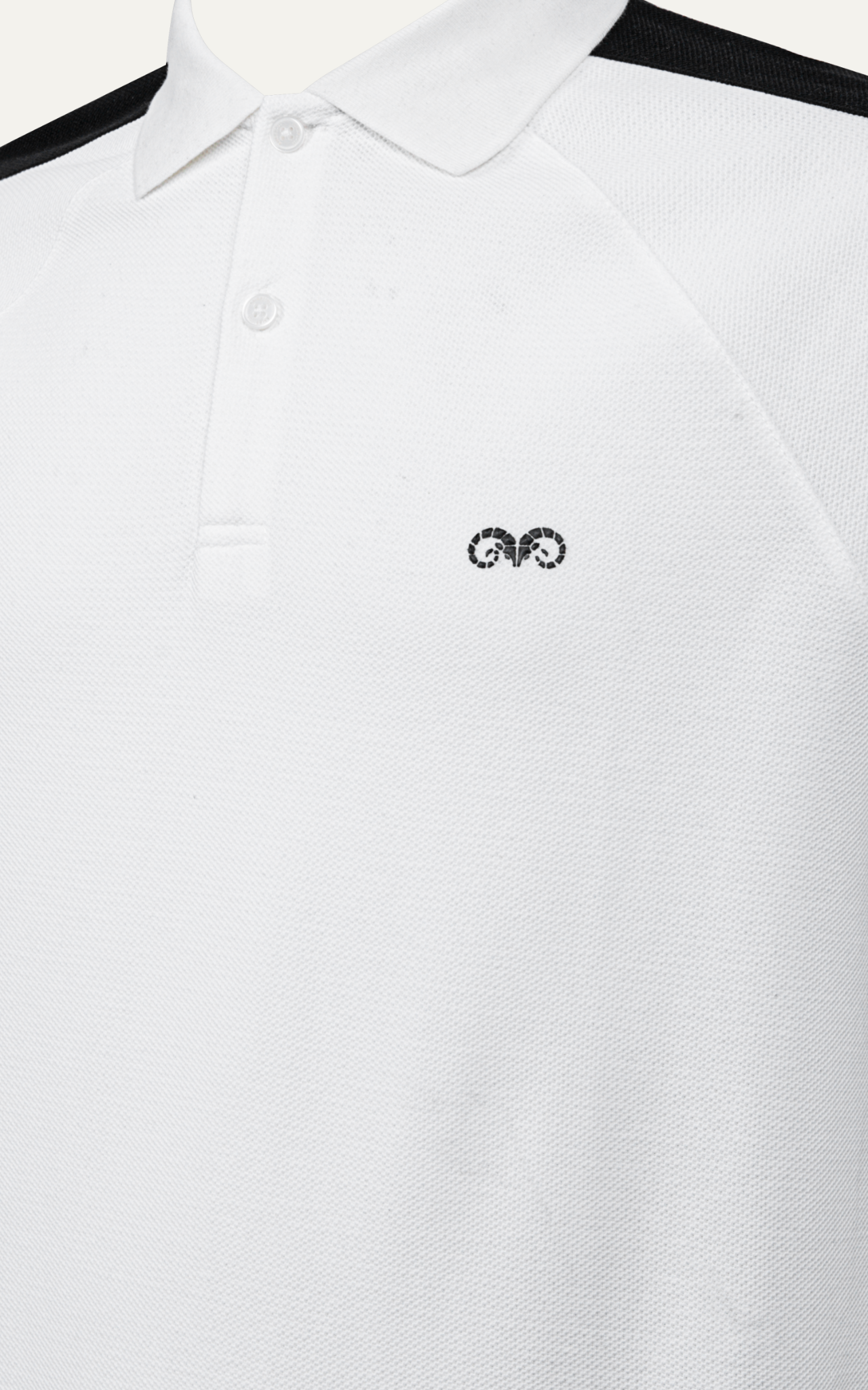 AG76 PREMIUM SLIMFIT POLO - WHITE