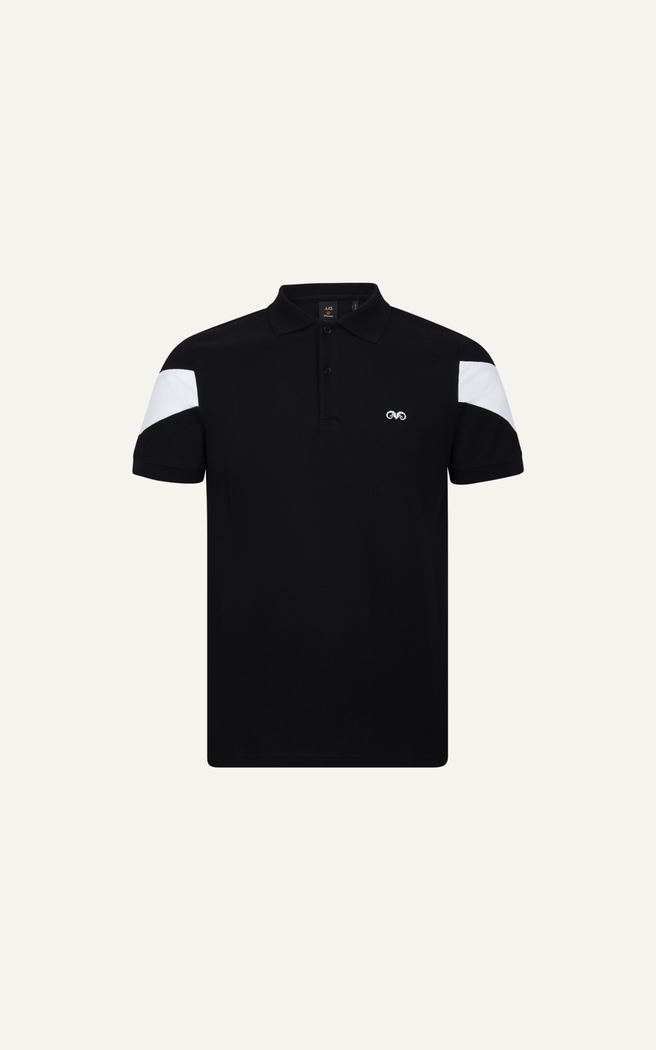 AG77 PREMIUM SLIMFIT POLO - BLACK