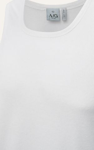 TA36 FACTORY REGULAR FIT BASIC TANKTOP - WHITE