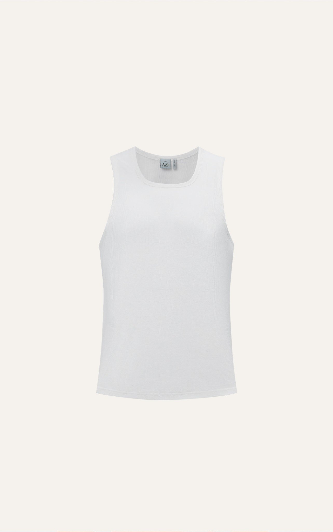 TA36 FACTORY REGULAR FIT BASIC TANKTOP - WHITE
