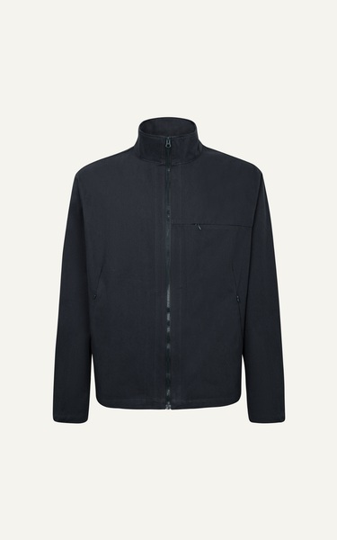  AG01 STUDIO LOOSE FIT KHAKI JACKET - BLACK