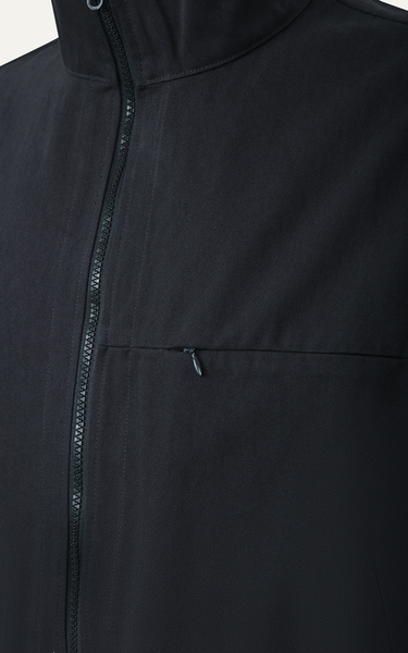  AG01 STUDIO LOOSE FIT KHAKI JACKET - BLACK 