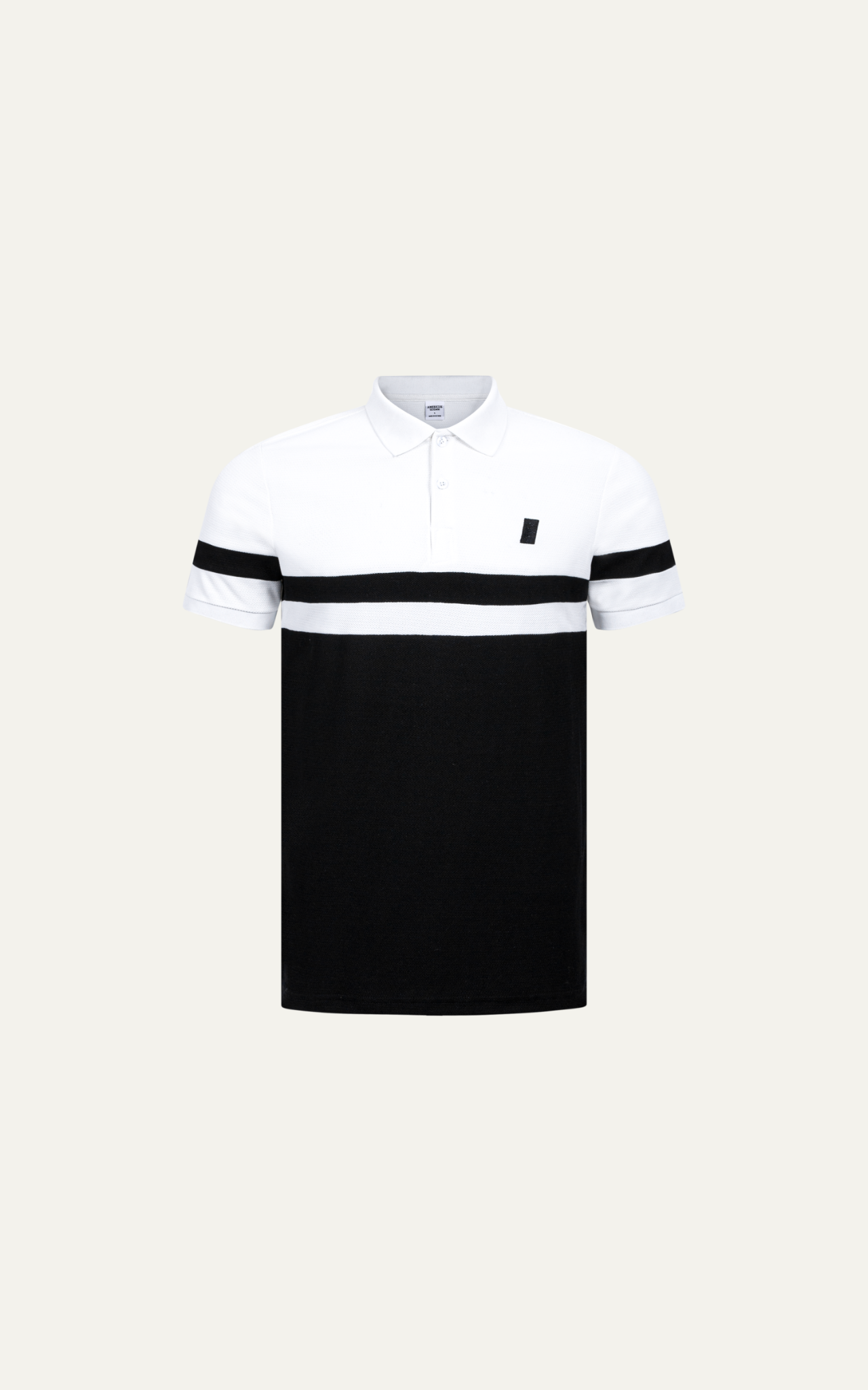 T60 FACTORY SLIMFIT STRIPED POLO - WHITE