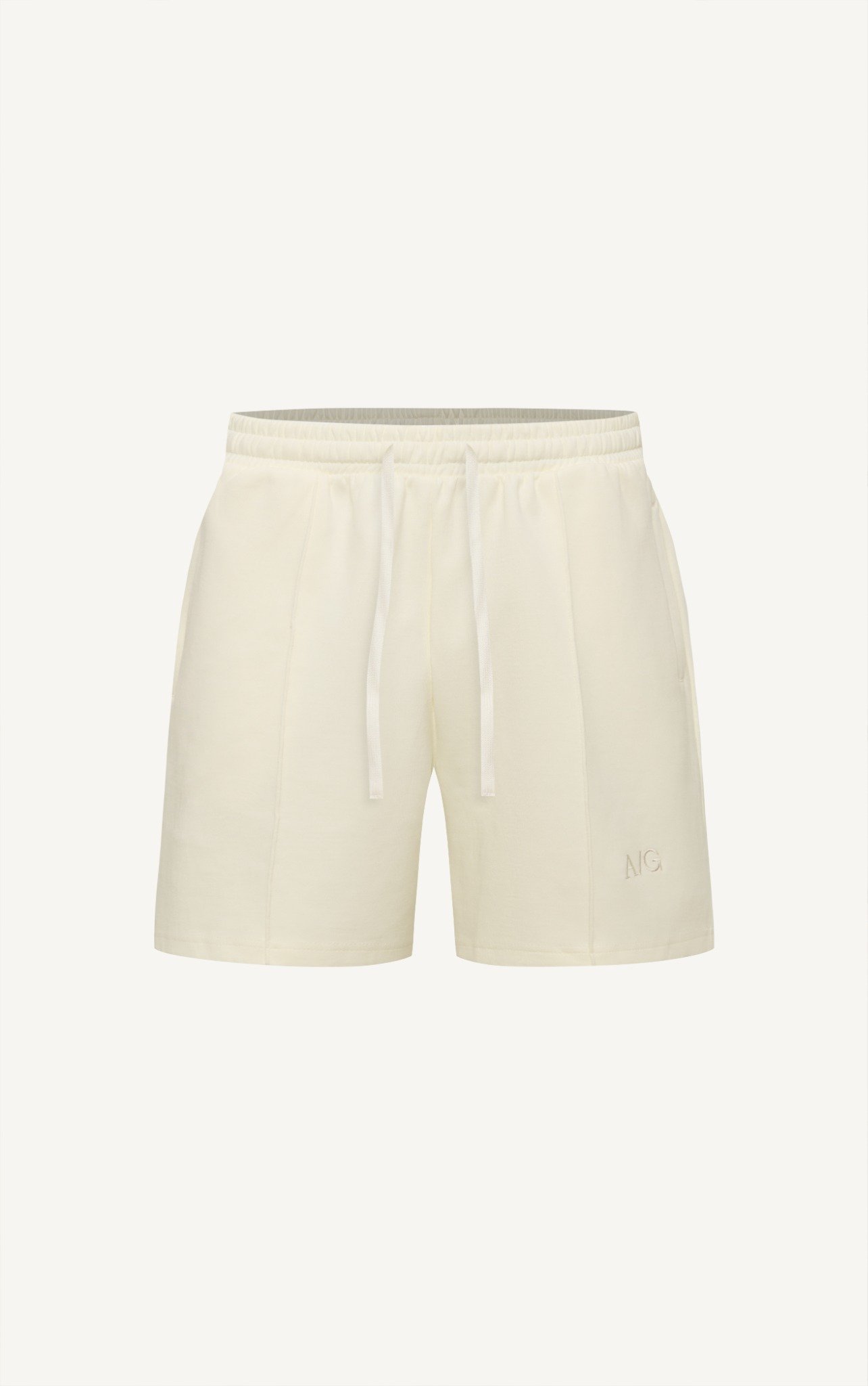 AG07 STUDIO LOOSE FIT BASIC SHORT - LIGHT OFF WHITE