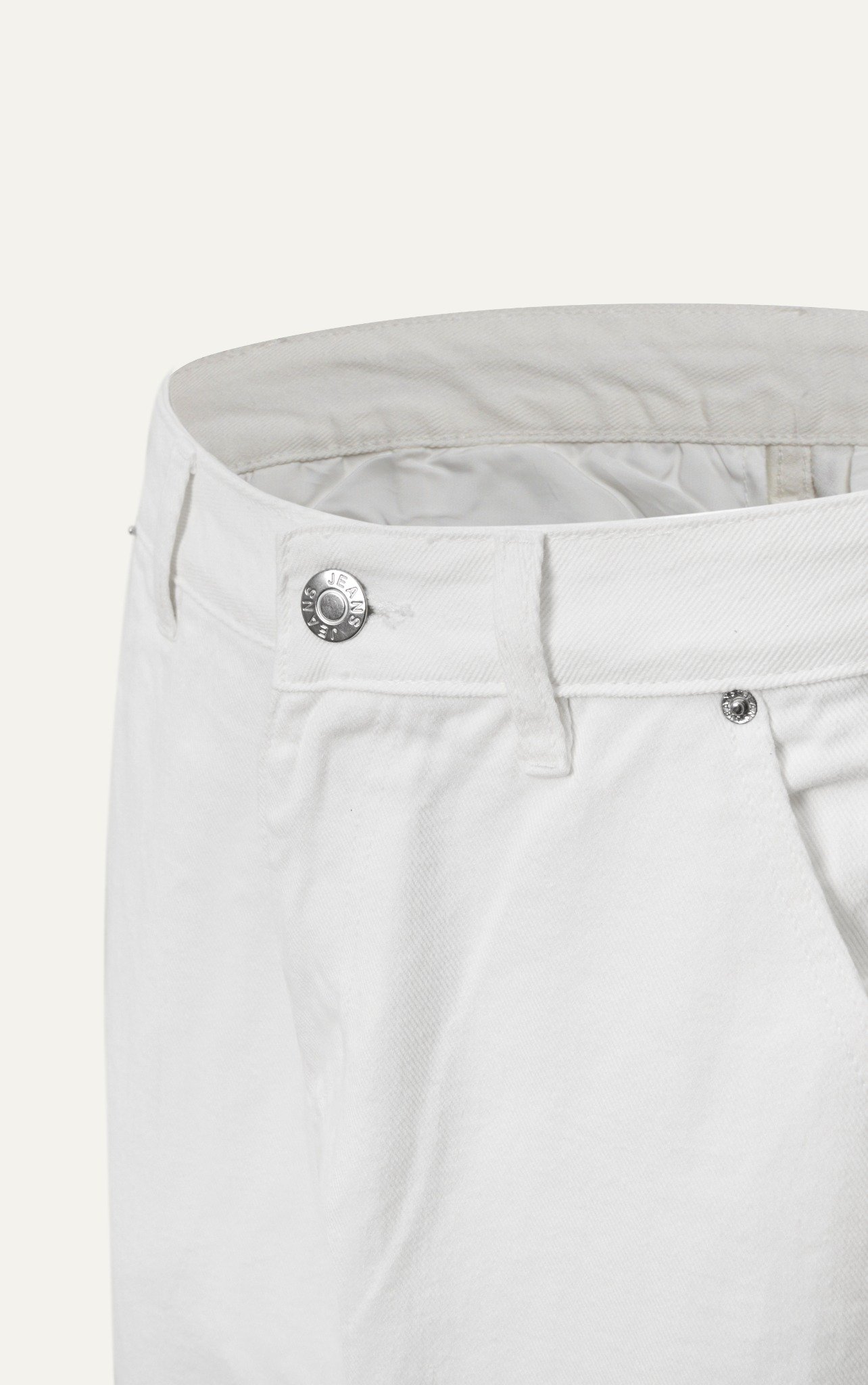 TA47 FACTORY LOOSE FIT JEANS - WHITE