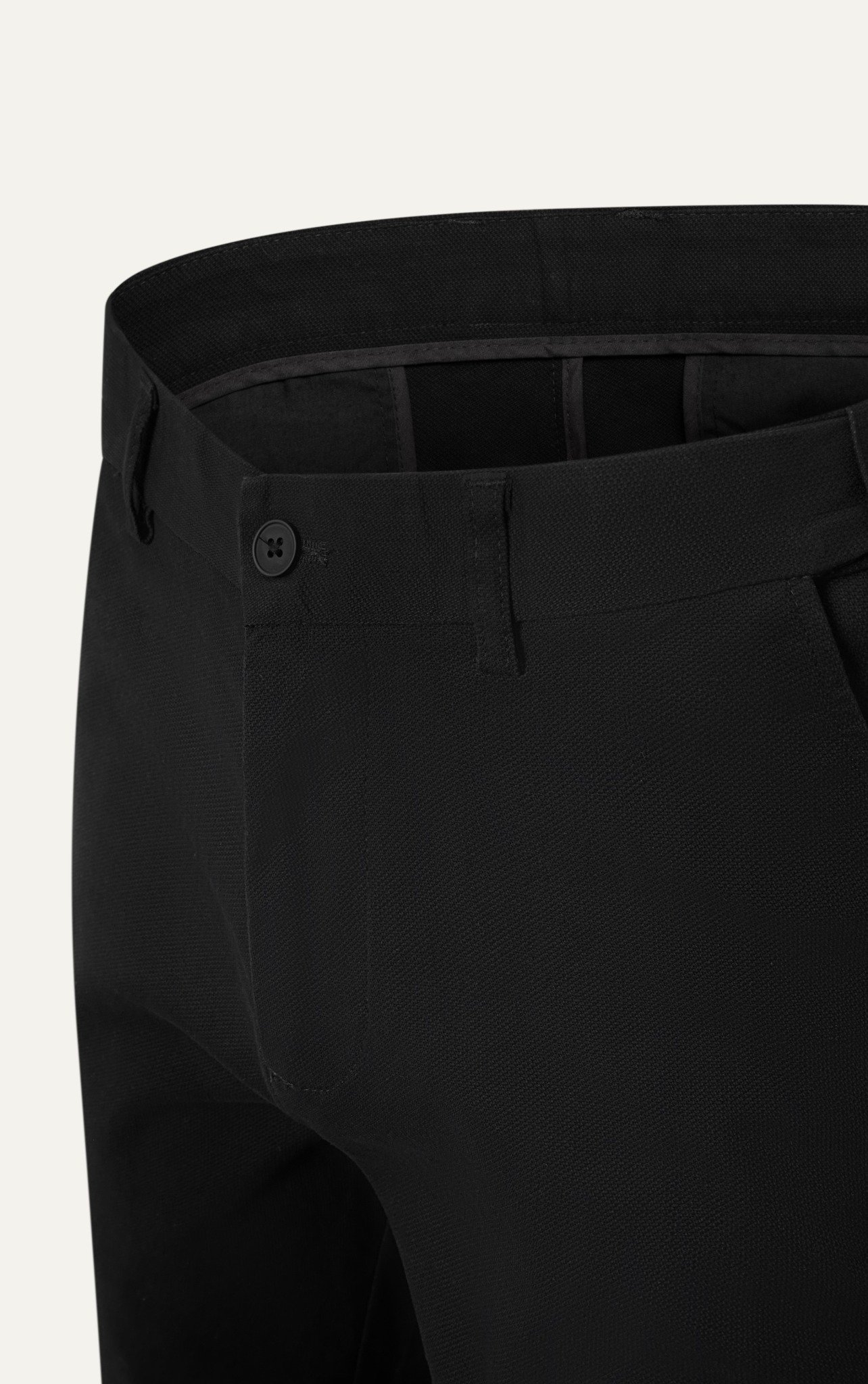 AG150 PREMIUM SLIMFIT KHAKI TROUSERS - BLACK